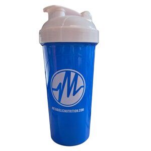 Metabolic Nutrition Blue 28oz BPA Free Shaker Cup